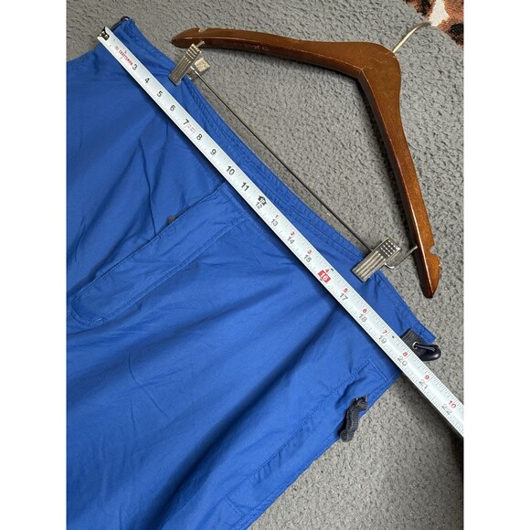 Vintage 90s Gap Mens XL Fleece Lined Wide Leg Windbreaker Sweatpants Blue Baggy - Picture 9 of 16